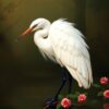 Vintage Egret Classical Realism Paint By Numbers