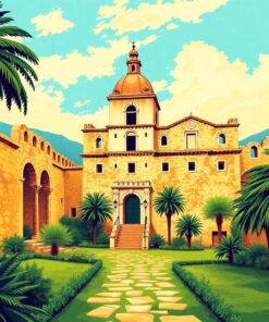 Vintage El Mirador Ruins Paint By Numbers