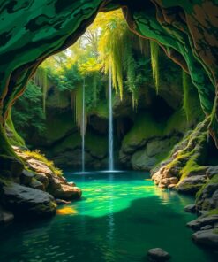 Emerald Cenote Paint Numbers