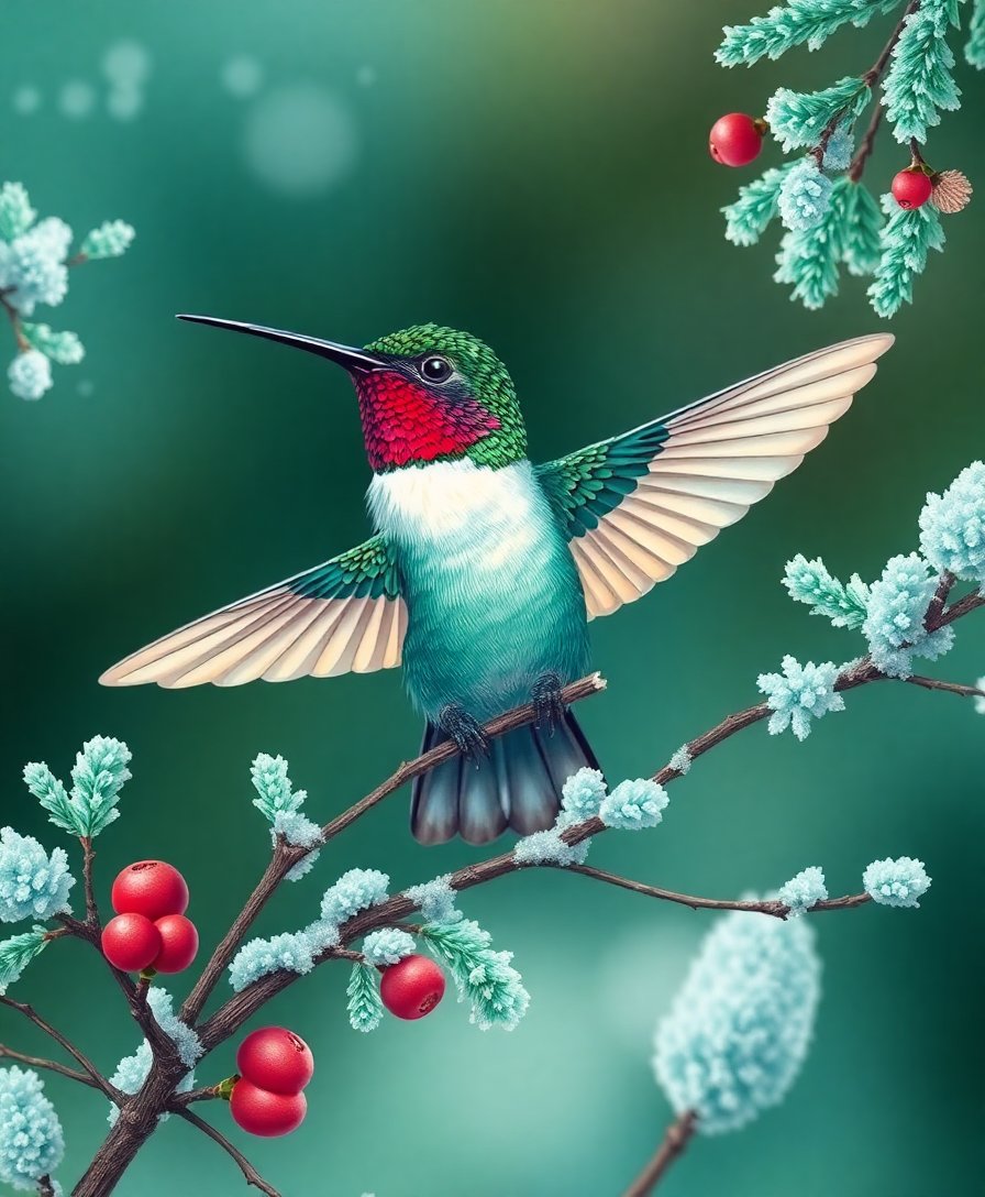 Frost Hummingbird Paint Numbers Frost Hummingbird Paint Numbers