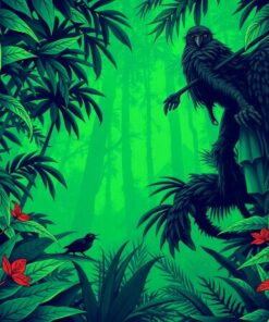 Jungle Glow Paint Numbers