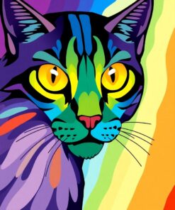 Panther Gaze Paint Numbers