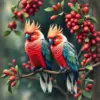 Vintage Eucalyptus Galahs paint by numbers