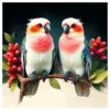 Vintage Eucalyptus Galahs Paint By Numbers