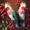 Vintage Eucalyptus Galahs Paint By Numbers