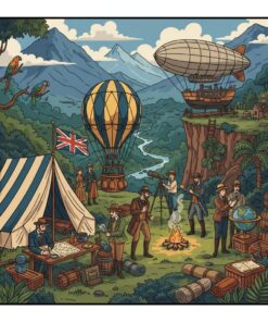 Vintage Explorer Basecamp Paint By Numbers