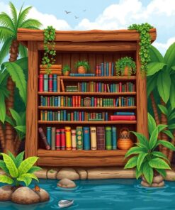 Explorer Bookshelf Paint Numbers