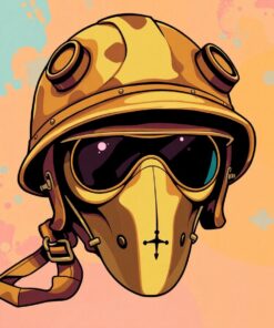 Vintage Explorer Pith Helmet Paint By Numbers