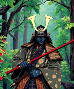 Forest Samurai Paint Numbers