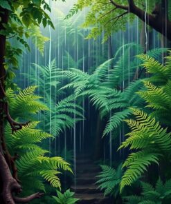 Gorge Rain Paint Numbers