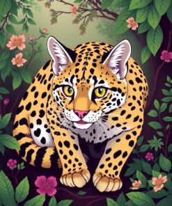 Ocelot Prowl Paint Numbers