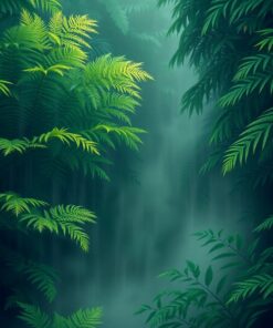 Ferns Mist Paint Numbers