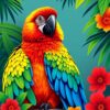 Festival Macaw Paint Numbers
