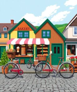 Bakery Bikes Paint Numbers