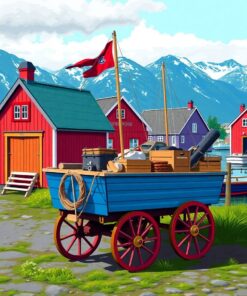 Fish Cart Paint Numbers