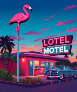 Motel Dusk Paint Numbers