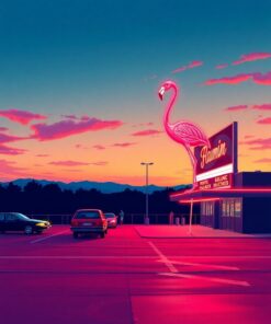 Neon Dusk Paint Numbers