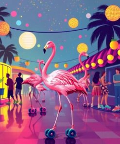 Roller Disco Paint Numbers