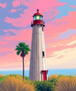 Coastal Tower Paint Numbers