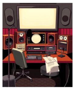 Sound Desk Paint Numbers