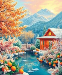 Citrus Oasis Paint Numbers