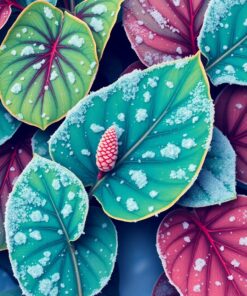 Monstera Leaves Paint Numbers