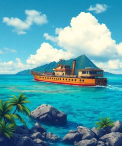 Funafuti Tempest Paint Numbers