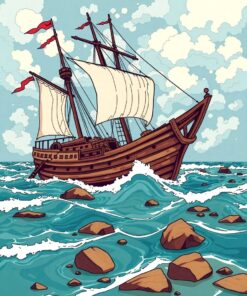 Tidal Wreck Paint Numbers