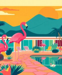 Flamingo Lodge Paint Numbers