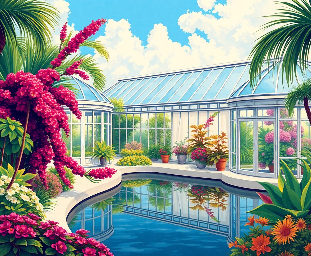 Glasshouse Oasis Paint Numbers Glasshouse Oasis Paint Numbers