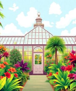 Glasshouse Tropics Paint Numbers