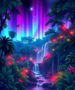 Jungle Cascade Paint Numbers