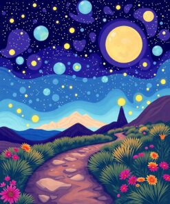 Unicorn Trail Paint Numbers