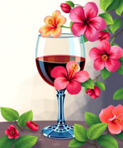 Hibiscus Brew Paint Numbers