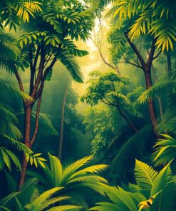 Jungle Canopy Paint Numbers