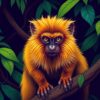 Lion Tamarin Paint Numbers