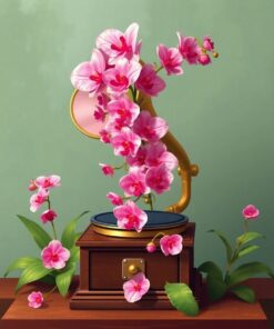 Orchid Cascade Paint Numbers