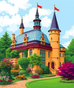 Greenhouse Castle Paint Numbers