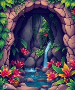 Bromeliad Arch Paint Numbers