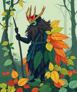 Guardian Leaves Paint Numbers