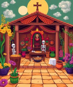 Hacienda Ofrenda Paint Numbers