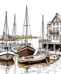 Sepia Draft Paint Numbers