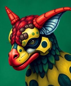 Vintage Harlequin Carapace Study Paint By Numbers