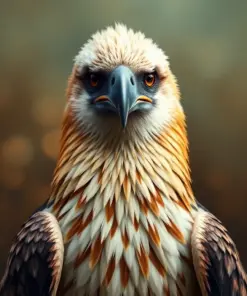 Vintage Harpy Eagle Portrait Paint By Numbers