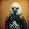Vintage Harpy Eagle Portrait Paint By Numbers