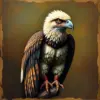 Vintage Harpy Eagle Portrait Paint By Numbers