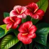 Anthurium Blooms Paint Numbers
