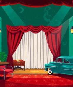 Vintage Havana Backstage Paint By Numbers