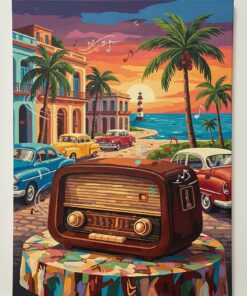 Vintage Havana Broadcast Paint By Numbers