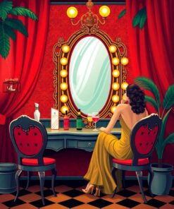 Cabaret Vanity Paint Numbers